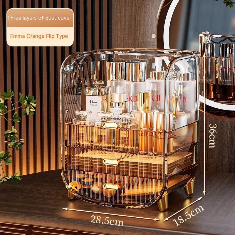 Cosmetics Dustproof Skin Care Products Desktop Storage Rack Dresser Acrylic Mask Storage Box Large Capacity - Fast shipping USA store