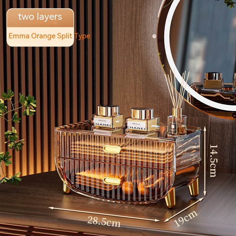 Cosmetics Dustproof Skin Care Products Desktop Storage Rack Dresser Acrylic Mask Storage Box Large Capacity - Fast shipping USA store