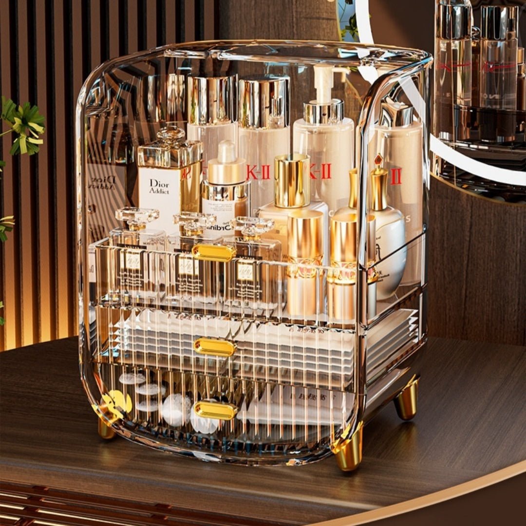 Cosmetics Dustproof Skin Care Products Desktop Storage Rack Dresser Acrylic Mask Storage Box Large Capacity - Fast shipping USA store