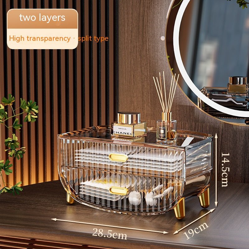 Cosmetics Dustproof Skin Care Products Desktop Storage Rack Dresser Acrylic Mask Storage Box Large Capacity - Fast shipping USA store