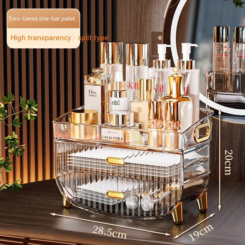 Cosmetics Dustproof Skin Care Products Desktop Storage Rack Dresser Acrylic Mask Storage Box Large Capacity - Fast shipping USA store