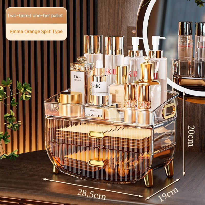 Cosmetics Dustproof Skin Care Products Desktop Storage Rack Dresser Acrylic Mask Storage Box Large Capacity - Fast shipping USA store