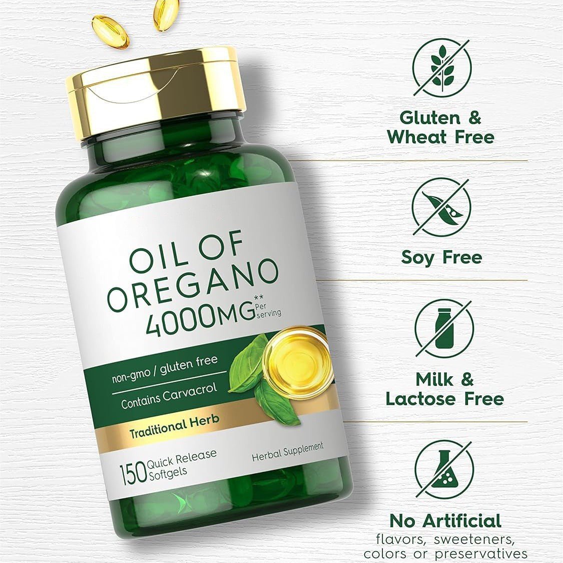 Health Care Products Oregano Oil Capsule Dietary Supplement Soft Capsules - Fast shipping USA store