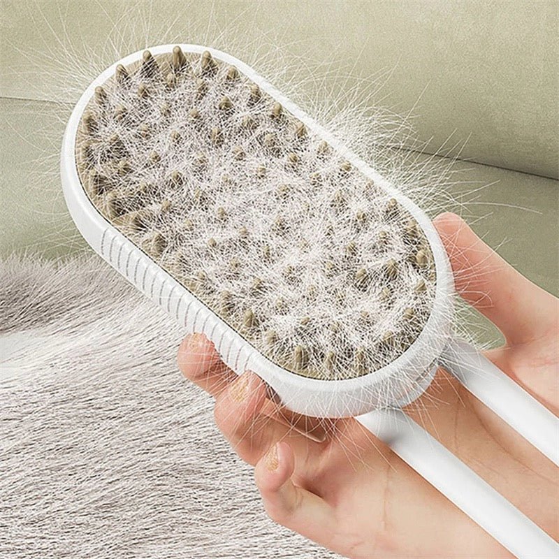 in-1 Electric Pet Grooming & Self-Cleaning Hair Removal Brush for Dogs & Cats - Fast shipping USA store