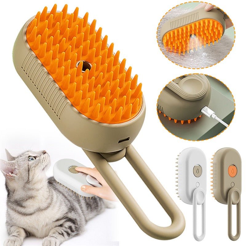 in-1 Electric Pet Grooming & Self-Cleaning Hair Removal Brush for Dogs & Cats - Fast shipping USA store