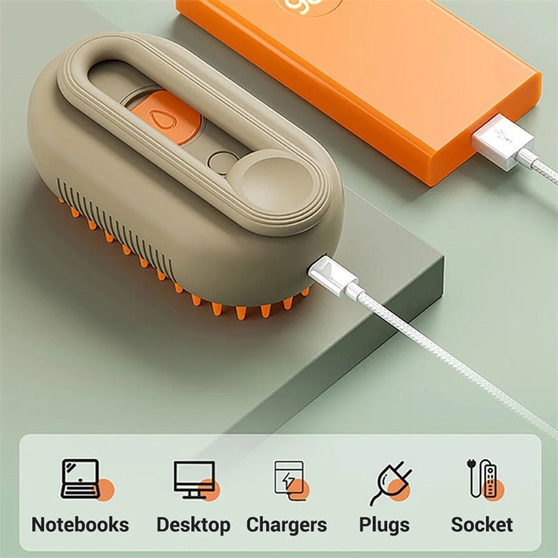 in-1 Electric Pet Grooming & Self-Cleaning Hair Removal Brush for Dogs & Cats - Fast shipping USA store