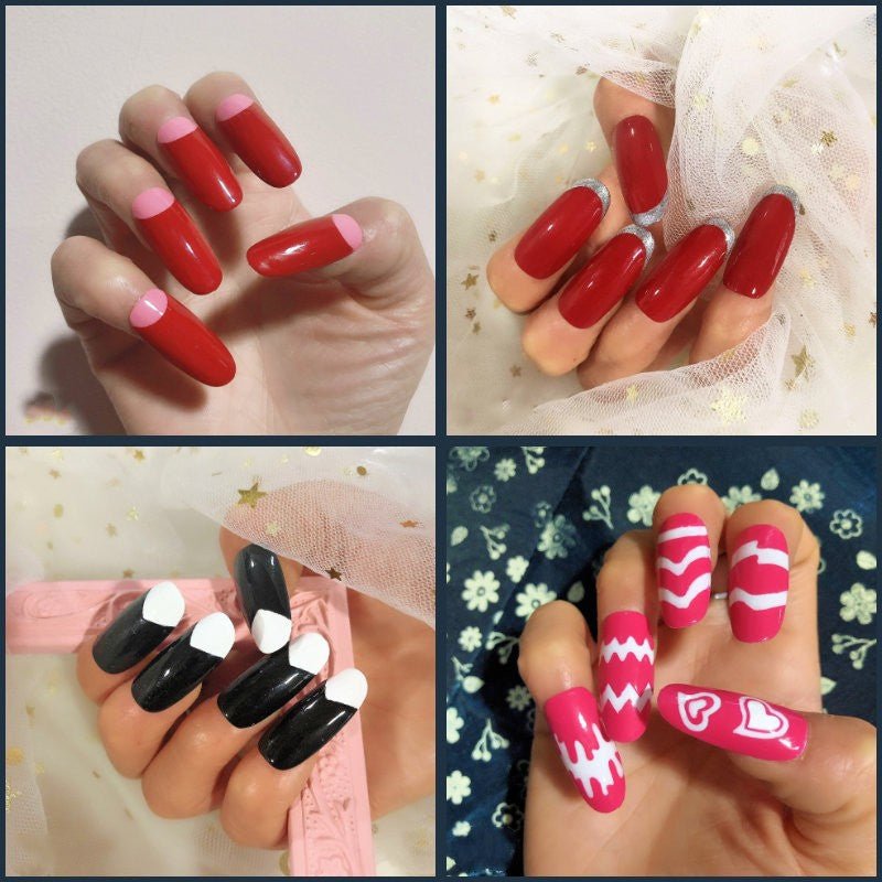 Manicure French-style Nail Stickers Smile Sticker Nail Beauty Tools Products - Fast shipping USA store