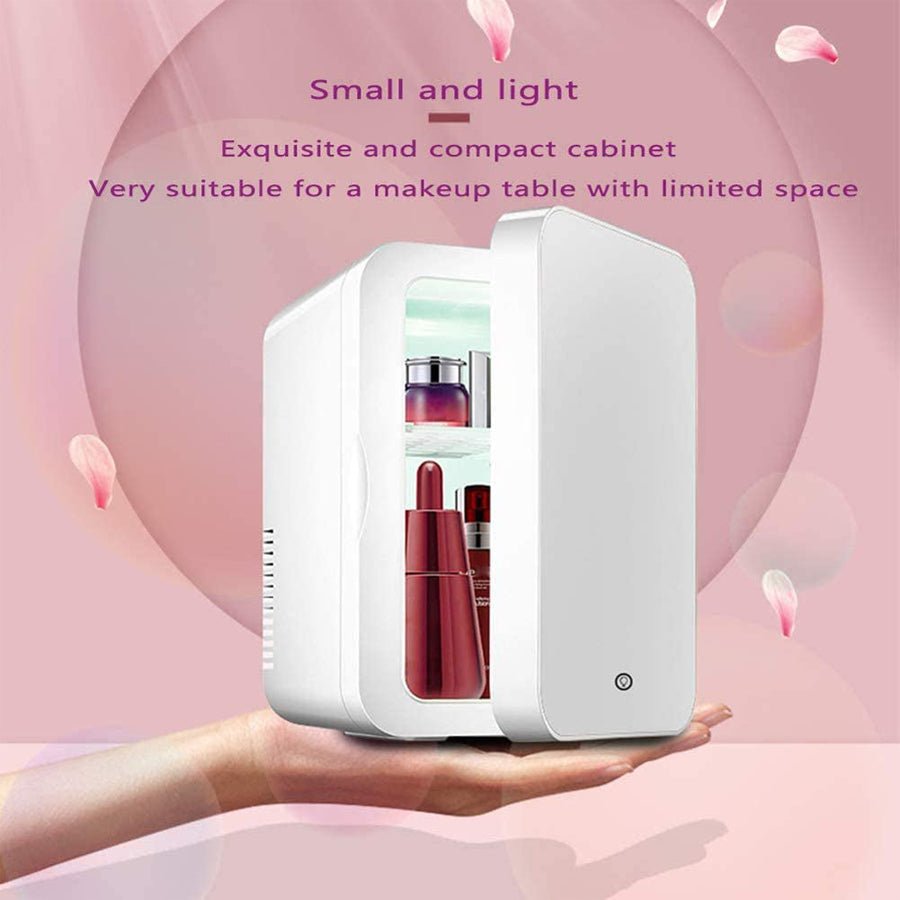 Mini Makeup Fridge Portable Cosmetic Refrigerator Cooler and Warmer Freezer for Perfume Beauty Skincare Products - Fast shipping USA store